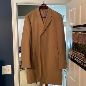 Lauren Ralph Lauren Men’s Luxury Blend Overcoat in Camel (48L).